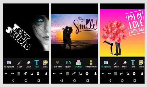 Text Studio - Text on Image, Quotes Maker screenshot 1
