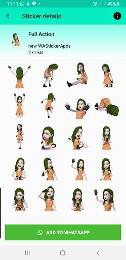 3D moving stickers for whatsapp - animated sticker screenshot 5
