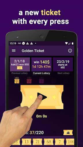 Golden Ticket - Win Real Money स्क्रीनशॉट 1