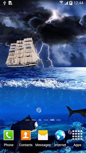 Storm live wallpaper screenshot 2