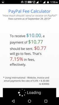PayPal Fees Calculator 2017 screenshot 3