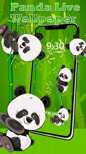 Cute Panda APUS Live Wallpaper screenshot 3