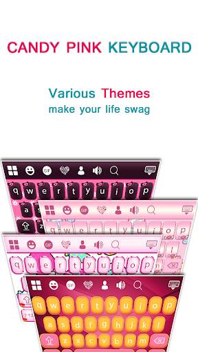 Candy Pink Keyboard screenshot 5