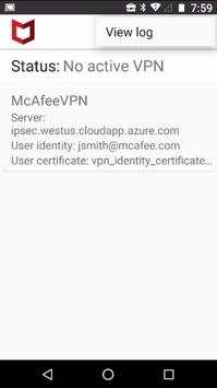 McAfee Mobile Cloud Security Client screenshot 3