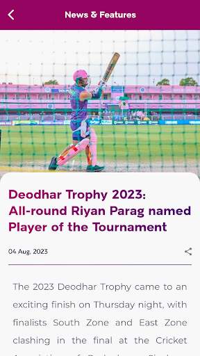 Rajasthan Royals Official App screenshot 2