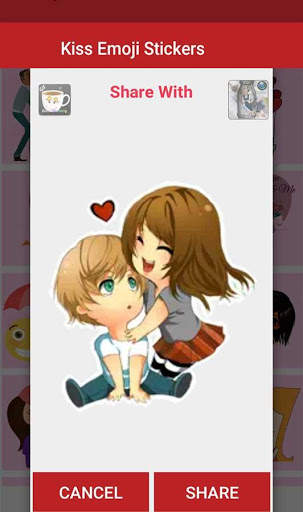 Kiss Me Day Emoji Love Stickers 1 تصوير الشاشة