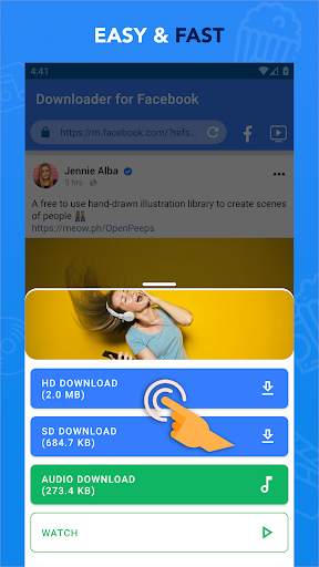 Video Downloader for Facebook - FB Video Saver screenshot 2