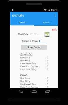 Efiling Traffic screenshot 2