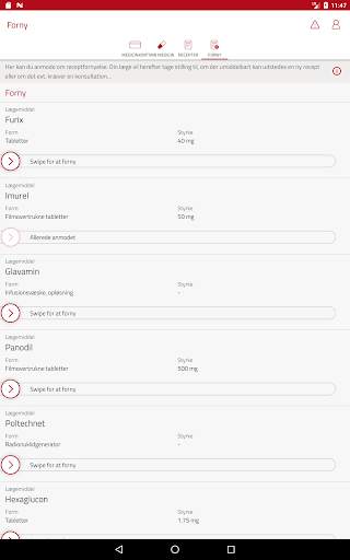 Medicinkortet screenshot 16