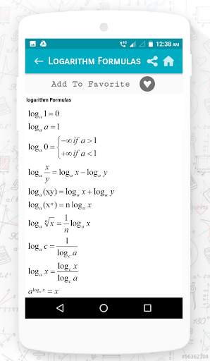 Quick Maths Formula (The Complete Math Formulas) скриншот 6