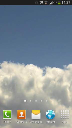 Blue Sky Live Wallpaper HD 2 screenshot 5