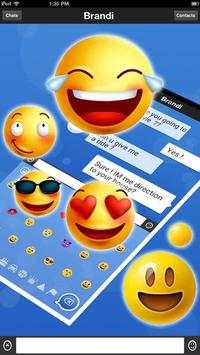 Keyboard Theme For Blue Chat screenshot 3