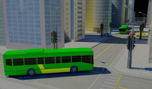 Traffic Bus Drive Simulator 3D screenshot 2