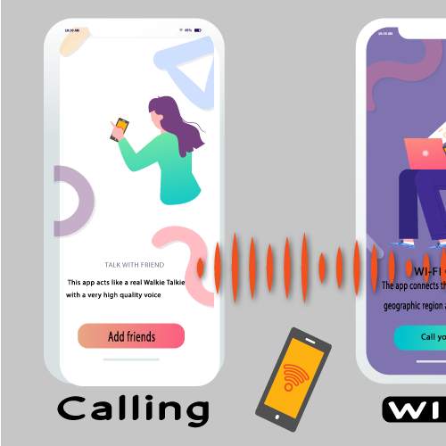 Free Wifi Voice Calling & Walkie Talkie screenshot 1