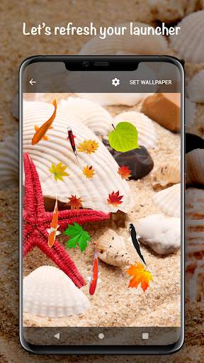 Fish On Screen 3D Wallpaper screenshot 5