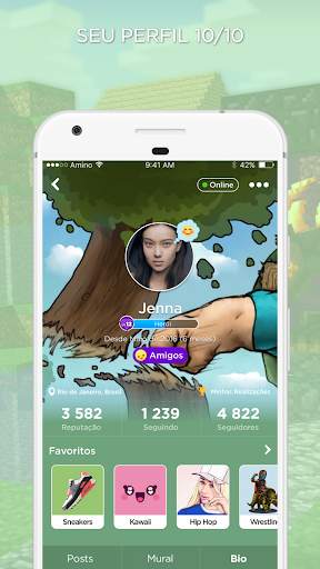 Amino para Jogadores de Minecraft em Português screenshot 4
