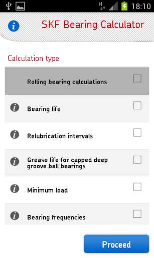 SKF Bearing Calculator screenshot 4