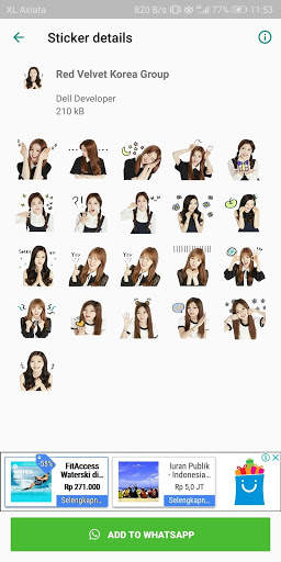 WA Kpop Stiker screenshot 6