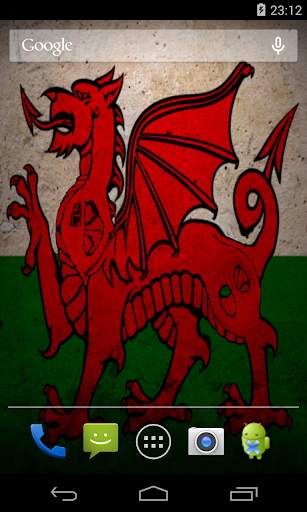 Flag of Wales Live Wallpaper screenshot 2