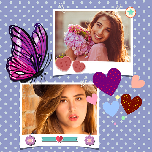 Photo Collage Pics Frame: Art Layout Dual Maker icon