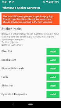 WhatsApp Sticker Store screenshot 1
