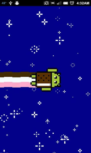 Nyan Droid Live Wallpaper screenshot 1