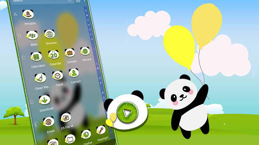 Panda Balloon Launcher Theme screenshot 5