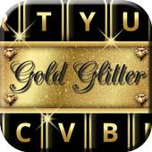 Gold Glitter Keyboard 1.4