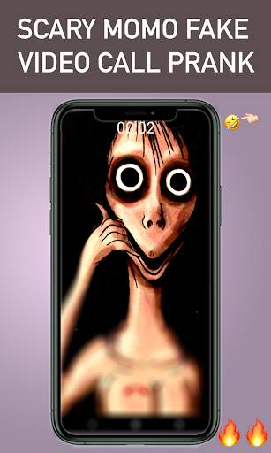 Creepy momo fake video call screenshot 4