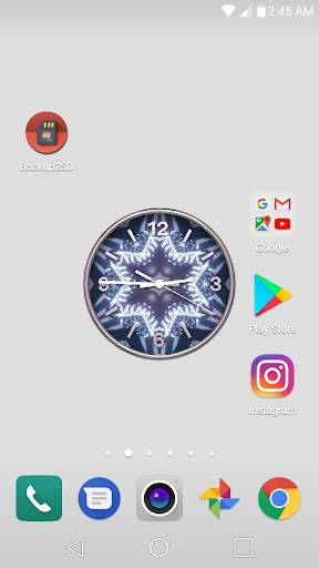 Kaleidoscope Clock Live Wallpaper screenshot 2
