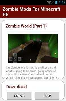 Zombie Mods For Minecraft PE screenshot 5