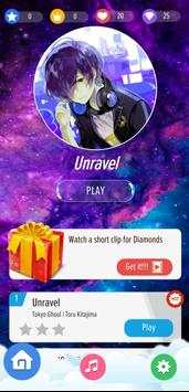 Anime Piano Tiles Offline - Free Manga Music Songs screenshot 1