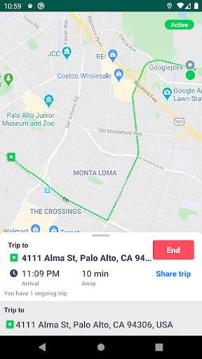 HyperTrack Live location track screenshot 8