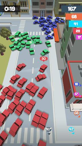 Crowd Drift Cars City io स्क्रीनशॉट 1