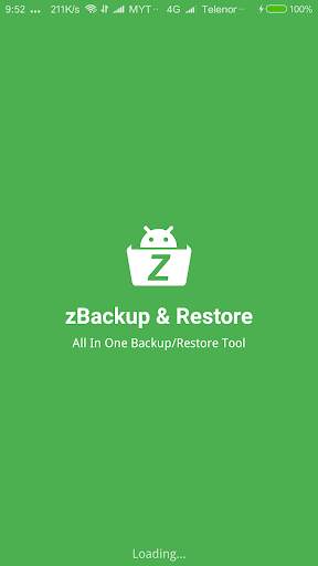 zBackup & Restore - App Details, Backup, Restore screenshot 1