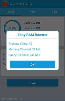 Ram Booster Clean screenshot 2