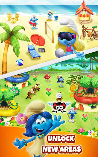 Smurfs Bubble Shooter Story 9 تصوير الشاشة