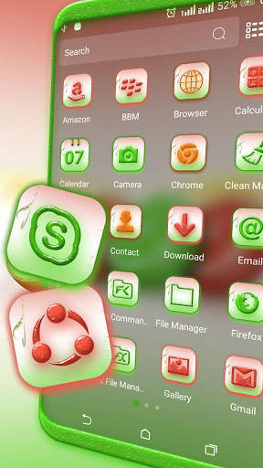 Colorful Lemon Launcher Theme screenshot 2