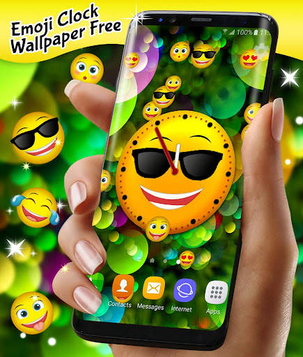 Emoji Clock Live Wallpaper Free 😍 Neon Wallpapers screenshot 6