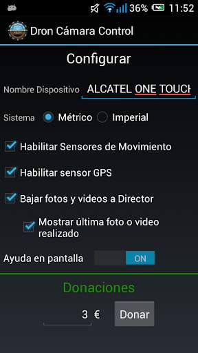 Dron Camara Control FPV screenshot 4