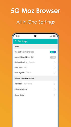 Firefox.US Browser: 5G Speed like Firefox Browser screenshot 6