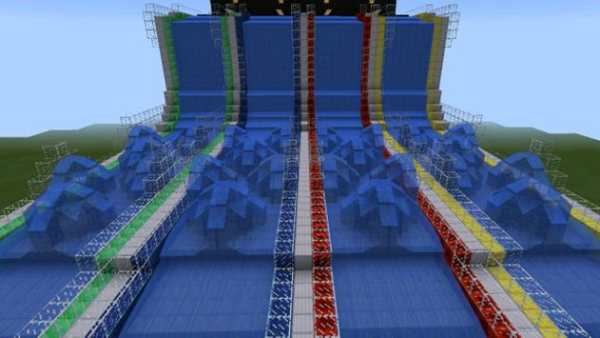Boat racers map for Minecraft screenshot 2