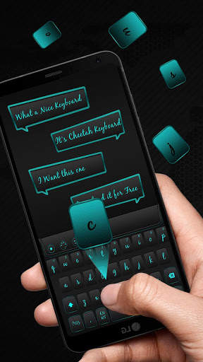 Eccentric Radiant Blue Keyboard Theme screenshot 2