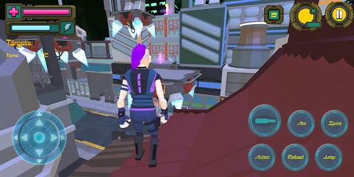 Polygon Cyber World 77: Crime Shooting Games screenshot 8