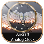Aircraft Analog Clock Wallpaper icon
