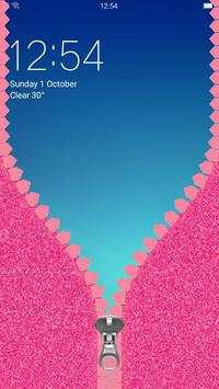 Diamond Zipper Screen Lock screenshot 5