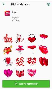 kiss stickers screenshot 2