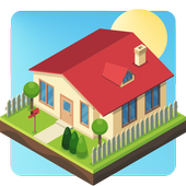Casa virtuala 3D icon