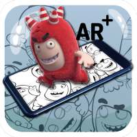 Oddbods Live Coloring (AR) logo