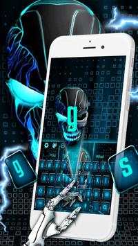 Neon Skull Technology Keyboard screenshot 2